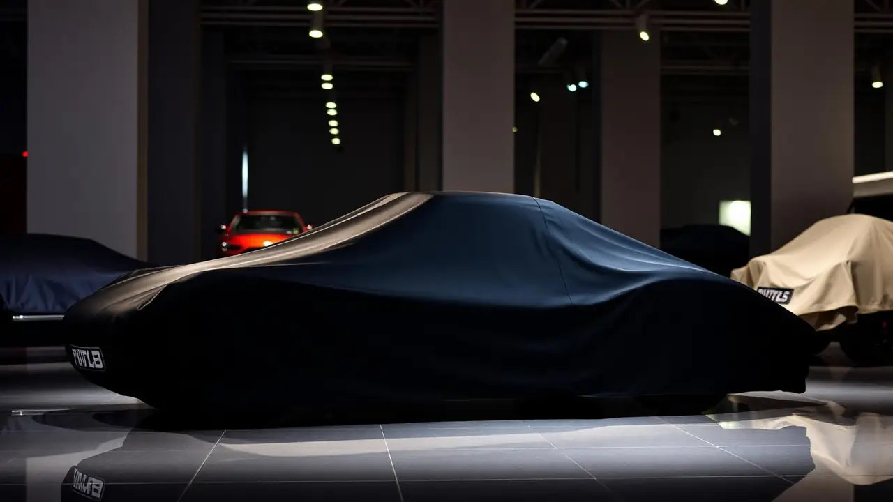 Softgarage mit Logo für Automobilmuseen & Ausstellungen